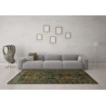thumbnail image 3 of Ahgly Company Indoor Rectangle Persian Turquoise Blue Traditional Area Rugs, 8' x 10', 3 of 4