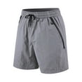 thumbnail image 1 of Pantalones cortos deportivos de verano para hombre, ropa para parejas, diseño Hitchhiking Wind, seda helada de secado rápido, cintura elástica, tallas S-XXXL, 1 of 4