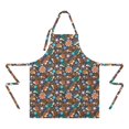 thumbnail image 2 of Cute Hedgehog Pioneer Flower Apron-Garden Aprons for Women with Pockets-Cotton Linen Waterproof Kitchen Cooking Gardening Aprons Adjustable for Kitchen,Cooking,BBQ and Salon 33x27 Inch, 2 of 7