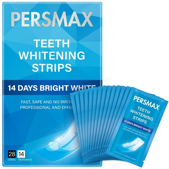 Tiras blanqueadoras de dientes PERSMAX Professional 14 tratamientos