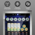 thumbnail image 6 of YUKOOL 4.4 Cubic Feet Beverage Refrigerator - 145 Can Soda Beer or Wine Mini Refrigerator, Glass Door, 6 of 8