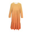 thumbnail image 4 of FDDMis Winter Dresses Black Long Sleeve Dress Party Dress Fall Maxi Dress Girls Dresses Size 14-16 Black Tie Dress 1 Year Old Girl Clothes, Orange 4-5 Years, 4 of 7