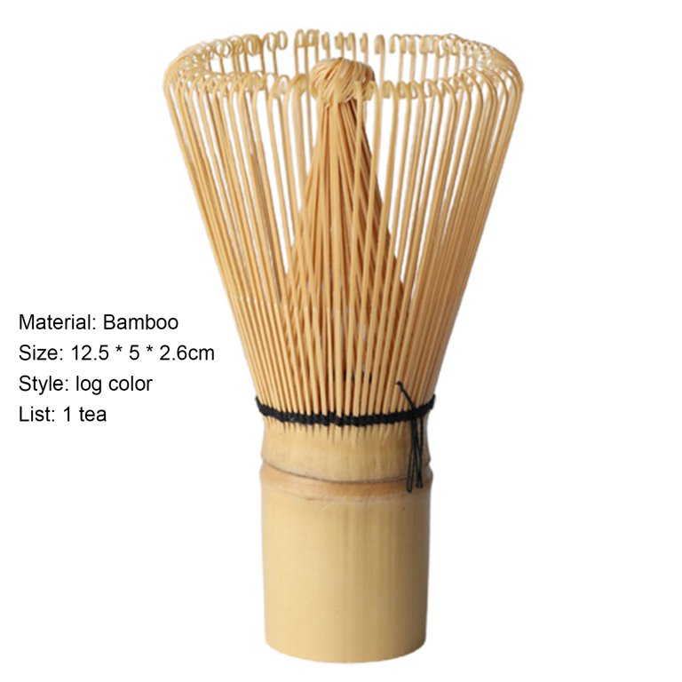 Tea Powder Whisk Easy to Clean Quick Mixing Japanese Style Bamboo Matcha  Green Tea Whisk for Home