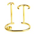 thumbnail image 1 of 1Piece Ferroalloy Holder Storage Stand Hanging Rack , Holder Accessory Tool for Men Hotel and Brush Gold, 1 of 8