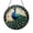 Acrylic 3.5 Inch, variant on Peacock Faux Stained Glass Style Window Cling – Vinyl Window Decoration