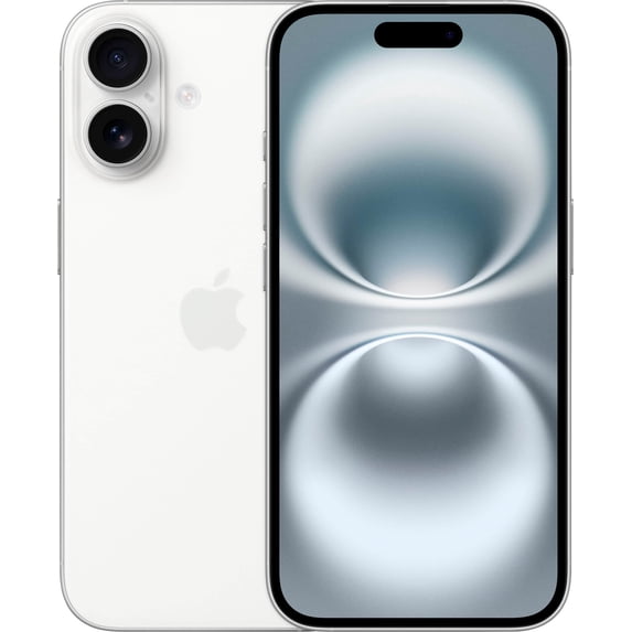 Restored Apple iPhone 16 - Carrier Unlocked - 128 GB White (Refurbished)