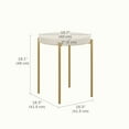 thumbnail image 3 of HOMCOM Modern Stacking Stools, Kitchen and Metal Legs (Set of 4), 3 of 10