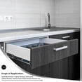 thumbnail image 3 of 350mm Metal Ball Bearing Drawer Slides, Stainless Steel, Load Capacity 45KG 1 Pair (2 Pieces), 3 of 4