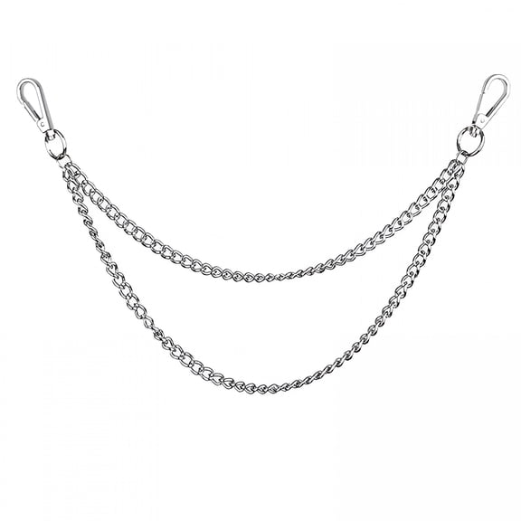 DESIGNICE Punk Metal Long Wallet Wallet Chain Pants Chain Pocket Chain for Key Chain Wallet Chains for Men