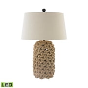 Elk Home 17.5-Inch Wide Rope Table Lamp, Transitional, Natural