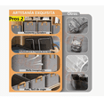 thumbnail image 3 of Cajas Organizadoras De Tela Con Tapa, 3 of 4