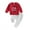 Red, variant on Bagilaanoe 2Pcs Toddler Baby Boy Valentine's Day Clothes Letter Print Long Sleeve Sweatshirt Tops + Sweatpants 3M 6M 12M 18M 24M 3T Kids Pants Set