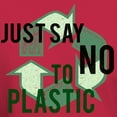 thumbnail image 3 of CafePress - Just Say No To Plastic Dark T Shirt - Men's Classic Graphic Cotton T-Shirt, 3 of 4