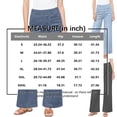 thumbnail image 4 of Sweatpants Jeans for Women Wide Leg High Waisted Baggy Pants Straight Leg Denim Pants Stretchy Trousers with Pockets Perfect for Gym Sessions Coffee Runs Black L, 4 of 7