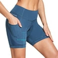 thumbnail image 2 of BALEAF 4D Padded Bike Shorts Women Cycling Underwear Gel Padding Pockets Light Blue L, 2 of 7