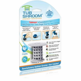 ShowerShroom SHSULT755 Ultra Revolutionary Shower Hair Catcher Drain  Protector, Stainless