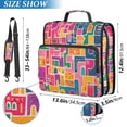 thumbnail image 2 of FORMRS Zipper Binder with Shoulder Strap 2-inch Ring 500 Sheet Capacity File Bag, Art Map, 2 of 5