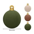thumbnail image 5 of 24 In Giant Inflatable Velvet Christmas Balls, Inflatable Flocked Christmas Ball, Large Blow Up Outdoor Velvet Inflatable Christmas Ornaments,Xmas Porch Lawn Yard Holiday, 5 of 8