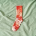 thumbnail image 2 of MEICHEN Adult Fall and Winter New Tie Dye Mid Calf Socks Couple Socks Street Personality Hip Hop Skateboarding Socks, 2 of 4