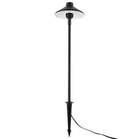 KFFKFF Set of 12 Low Voltage Landscape Illumination Fixtures, 3W 210LM 12V-24VAC/DC Outdoor LED Walkway Luminaires, 3000K Warm White Stroll Lights with Rapid Connectors, IP66 Water-Resistant for Lawn