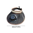 thumbnail image 2 of Mecorevxz Outdoors Sun Protection Hat and Summer Rechargeable Solar-Powered Fan Visor and Wide-Brimmed UV Resistants Open-Top Sun Hat(E), 2 of 7