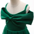 thumbnail image 4 of HAWEE Robe de Demoiselle d'Honneur pour Petite Fille, Nœud, Pageant, Fête, Mariage, Robes Formelles, Bal, Robes de Soirée pour 3-8 Ans, 4 of 7