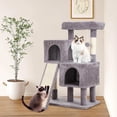 thumbnail image 2 of FDW Cat Tree for Indoor Cats 36" Cat Tower Multi-Level Indoor Cat Play Condo House with Scratching Posts, Spacious Perch,Ashy, 2 of 7