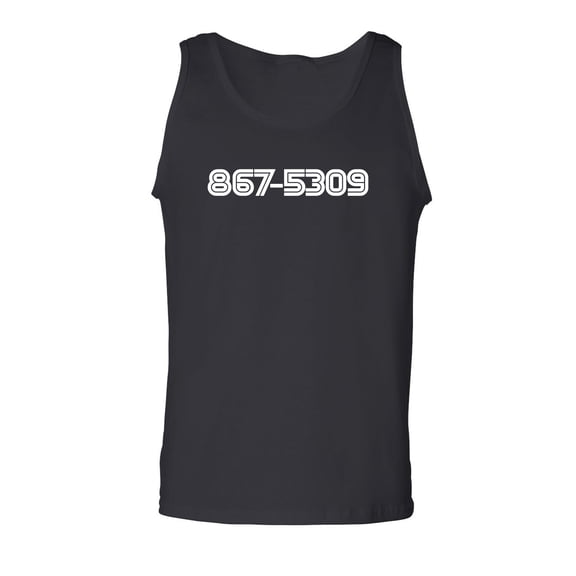 867-5309 Adult Tank Top