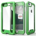 thumbnail image 2 of Zizo Ion series case with Screen Protector for iPhone 6 Plus, iPhone 6s Plus, and iPhone 7 Plus, Neon Green/Clear, 2 of 7