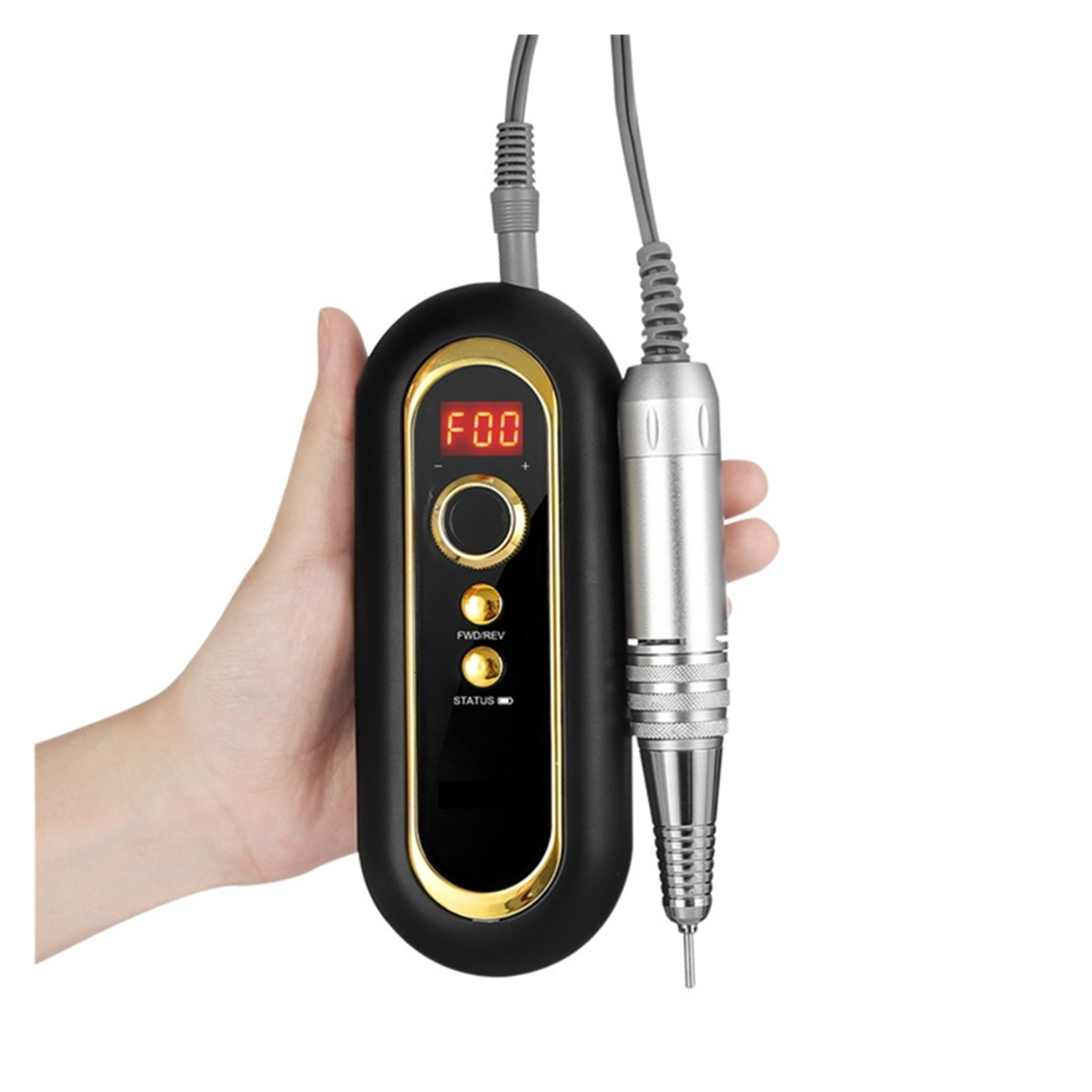 Electric Nail Drill Machine, 30000RPM Nail Drill Manicure Set, Rechargeable Salon Gel Nail Polish Sander Professional Tool ,Low Noise