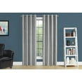 thumbnail image 2 of Curtain Panel 54"W X 95"L Grommet Bedroom Kitchen Micro Suede Grey, 2 of 4