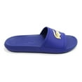 thumbnail image 4 of Lacoste Men's Croco Slide Sandals, Navy \ Yellow,9 M US, 4 of 7