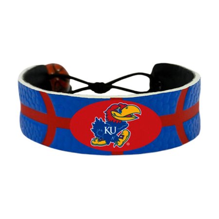 1988 Kansas Jayhawks Basketball - NCAA Kansas Jayhawks Sports Team Logo Gamewear Leather Basketball Bracelet