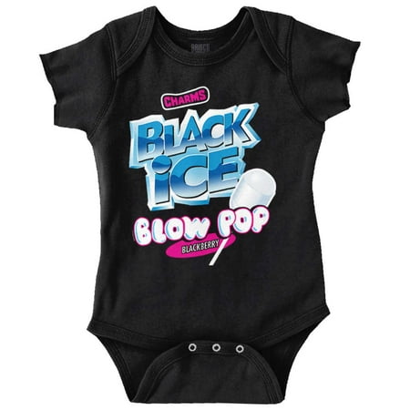 

Blow Pop Black Ice Retro Candy Bodysuit Jumper Girls Infant Baby Brisco Brands 18M