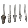 thumbnail image 4 of Burr Kit, L Type Easy Use 6mm Shank High Strength Carbide  Files  For Car For Boat, 4 of 8