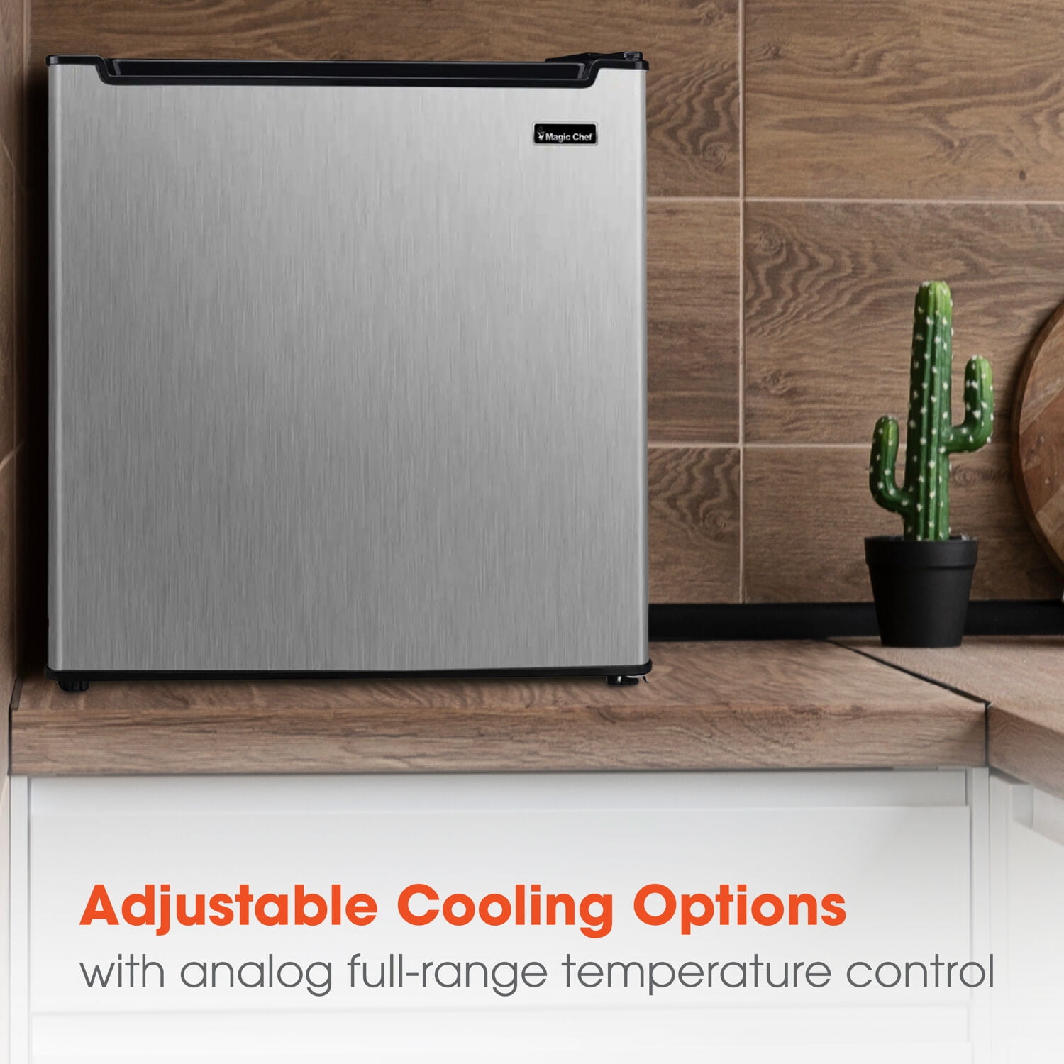 Magic Chef 1.7-cu. ft. Mini Fridge in Stainless Steel