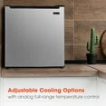 thumbnail image 4 of Magic Chef 1.7-cu. ft. Mini Fridge in Stainless Steel, 4 of 12