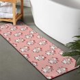 thumbnail image 2 of Pink Cow Heart Pattern Bathroom Rugs Mat,Non Slip Microfiber Bathroom Rug,Rubber Backing,Soft Bathroom Mats for Bathroom Floor,Tub and Shower,47x17in(120x43cm), 2 of 5