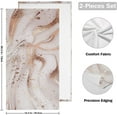 thumbnail image 2 of Coolnut Rose Gold Abstract Marble Hand Towels, Ultra Soft Absorbent Fingertip Bath Towels Breathable & Comfort Hand Towels for Bathroom Hotel, Gym and Spa 28"X 14"(2PCS), 2 of 6