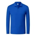 thumbnail image 1 of Playera Larga Moda Casual Para Hombre Color Sólido Tipo Polo, 1 of 8