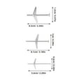 thumbnail image 2 of OUNONA 24Pcs Drywall Anchors with Spring Toggle Bolt for Handyman Use and Secure Fastening, 2 of 8