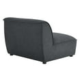 thumbnail image 5 of Modway Comprise Fabric Right Arm Sectional Sofa Chair in Charcoal, 5 of 5