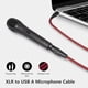 thumbnail image 2 of Cable adaptador USB macho a XLR hembra Cable conversor de enlace de micrófono universal fácil de usar Cable de audio de estudio plug-and-play, 2 of 7