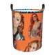 thumbnail image 1 of Cesto circular Becky Lynch, cesto para ropa plegable impermeable con asas, organizador ligero para guardar ropa de juguete para el hogar, dormitorio, sala de estar, baño, dormitorio pequeño, 1 of 8