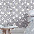 thumbnail image 4 of 1 Roll Daisy Flower Stickers, Self-Adhesive Waterproof Backsplash Stickers Thickened Wallpaper Home Decoration Removable Decorative Tile Wall Stickers Stair Tile Stickers Wall Decals, 4 of 4