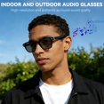 thumbnail image 3 of Gafas inteligentes Warchody 2026 con Bluetooth y control táctil, 35 g, 3 of 8