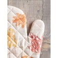 thumbnail image 2 of Maison d' Hermine Colors of Autumn 100% Cotton Set of Oven Mitt (7.5 Inch by 13 Inch) and Pot Holder (8 Inch by 8 Inch) for BBQ Cooking Baking Grilling Microwave Thanksgiving/Christmas, 2 of 3