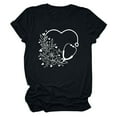 thumbnail image 5 of Camisetas con estampado de letras y cuello redondo de verano para mujer, blusas femeninas cómodas y elegantes, Tops OAVQHLG3B Store  lin121212, 5 of 5