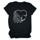 thumbnail image 5 of Camisetas con estampado de letras y cuello redondo de verano para mujer, blusas femeninas cómodas y elegantes, Tops OAVQHLG3B Store  lin121212, 5 of 5