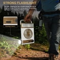 thumbnail image 5 of Solar Camping Fan Portable Fan Rechargeable With Led Light Flashlight Handle Desk Table Fan For Office Home Picnic Travel, 5 of 8
